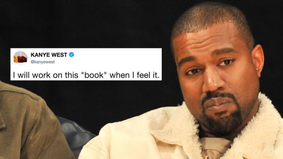 You Can Read Kanye West’s ‘Book’ On His Twitter Right Bloody Now