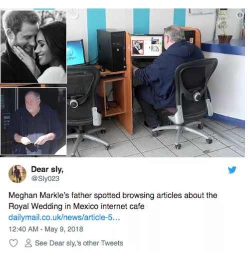 So, Meghan Markle’s Dad Has Been Staging Those Paparazzi Shots All Along