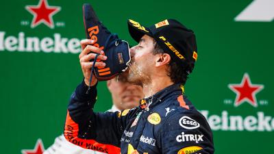 With ‘Shoey’ Trademarked, Daniel Ricciardo Is Now Considering A… Helmety
