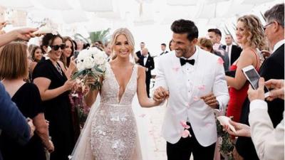 Bachie Beauties Anna Heinrich & Tim Robards Share First Dreamy Wedding Pics