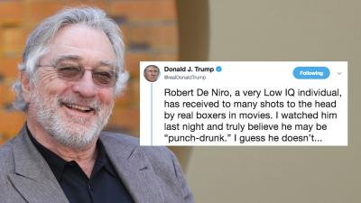 Forget North Korea, ‘Cos Donald Trump’s Latest Beef Is With Robert De Niro