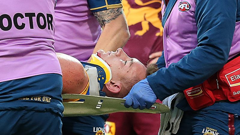 Brisbane Lions Young Gun Suffers Bleeding On The Brain After Horrific Hit