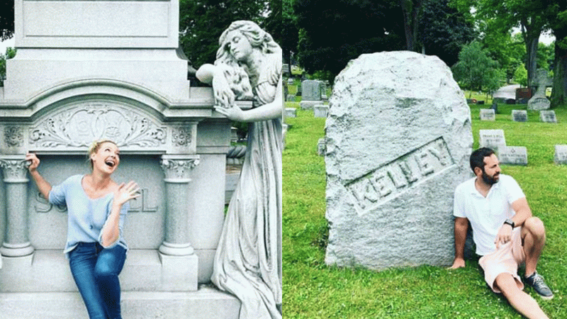 Katherine Heigl Apologises For Pulling A Cemetery Photo Shoot Like A Goth Teen