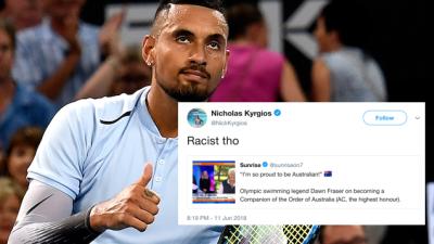 Nick Kyrgios Has Exactly 2 Words To Say About Dawn Fraser’s Order Of Australia