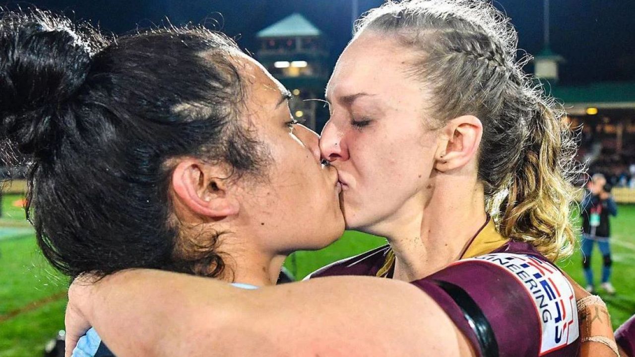 The NRL Brilliantly Hit Back At Rugby Fans In A Fuss Over A Kiss