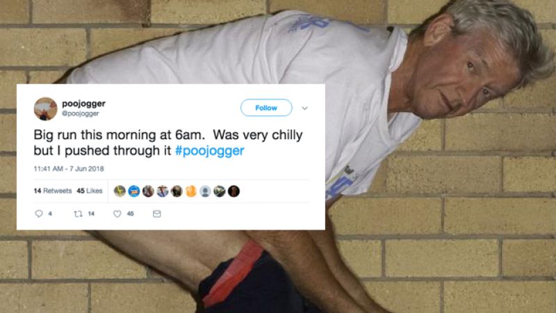 Someone Has Already Grunted Out A Fake Twitter Account For The Poo Jogger