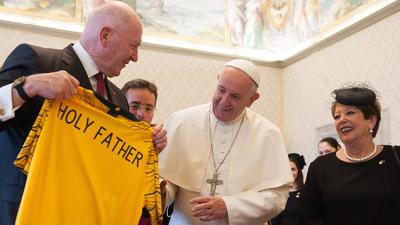 Pope Francis Has Blessed The Socceroos So A Win Tonight Is A Holy Certainty