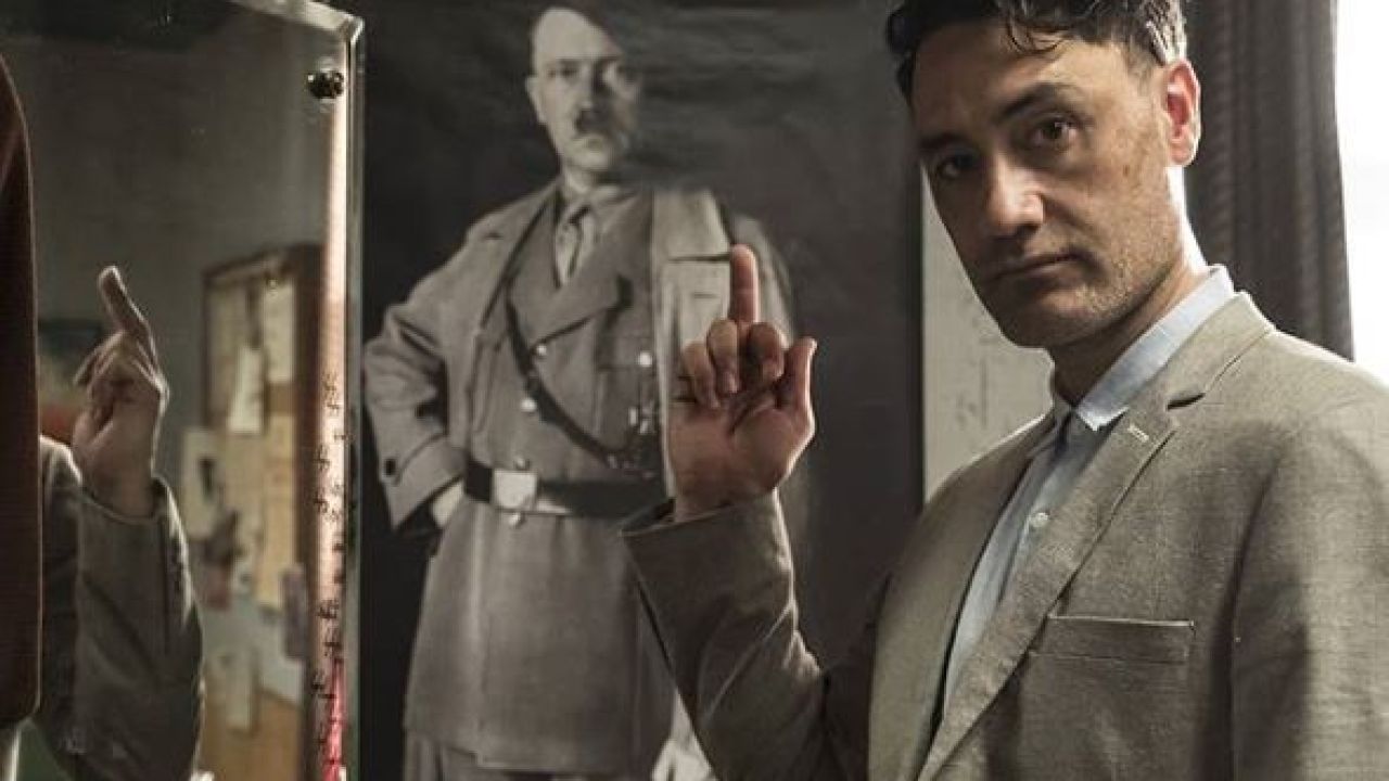 Just Taika Waititi Flipping Off Hitler On The Set Of ‘Jojo Rabbit’ 