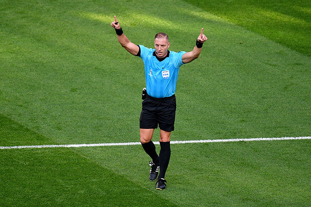 The World Cup Final’s Referee Is A Brick Shithouse With Trees For Arms