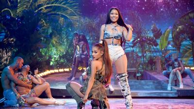 Nicki Minaj And Ariana Grande’s ‘Bed’ Video Is The Very Definition Of Extra