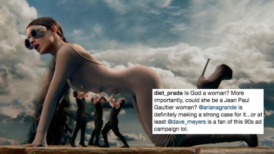 Diet Prada Accuses Ariana Grande Of Ripping Off A Jean Paul Gaultier Campaign