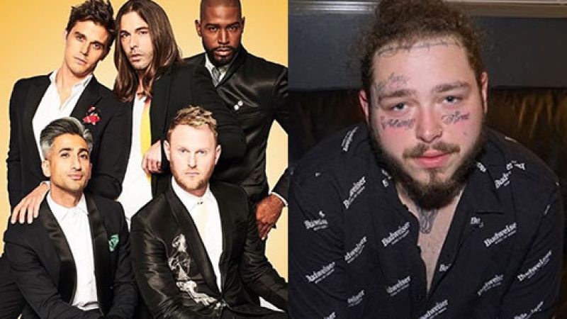 Post Malone Responds After ‘Queer Eye’ Fans Beg The Boys To Give Him A Makeover
