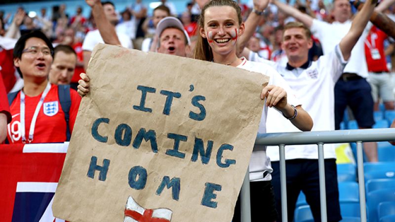 England’s World Cup Run Has Shot ‘It’s Coming Home’ To #1 On The Charts