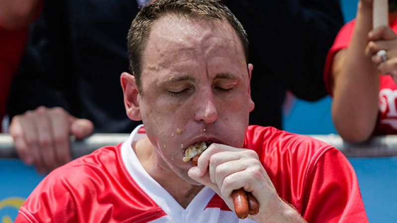 US Man Set To Do Incredible Shits After Eating 74 Hot Dogs In Just 10 Mins