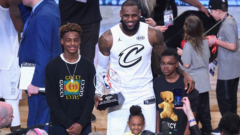 LeBron James’ Son Is Only 13 But Can Already Dunk Like A Fkn Beast