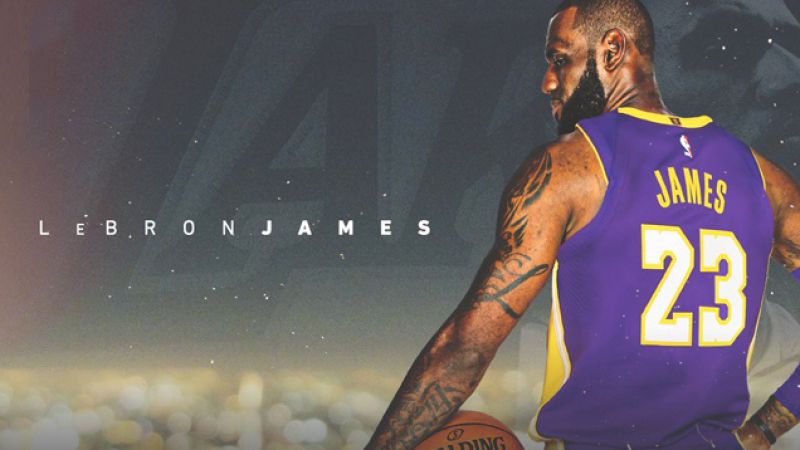 LeBron Put On His First Lakers Jersey Which Is Good For Lakers Fans Only
