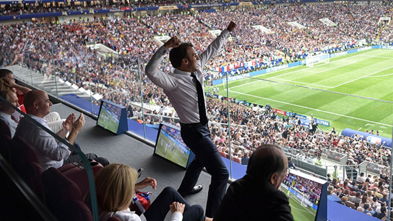 Here’s French President Emmanuel Macron Dabbing After The World Cup Final