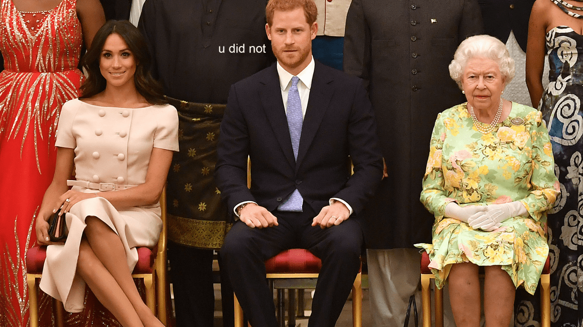Meghan Markle Breaks Royal Protocol Rules Crossing Legs PRince Harry Queen Elizabeth Royals