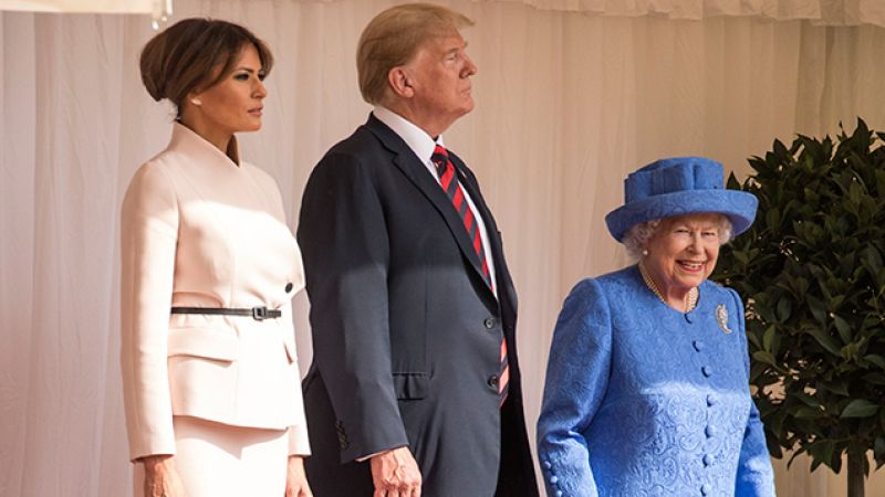 Queen Liz, A Shady Binch, Wore An Obama-Gifted Brooch During Trump’s UK Visit