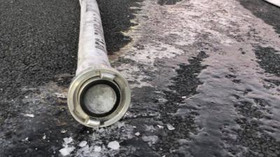 Sydney Was So Cold This Morning That The Water Pipes Froze Over