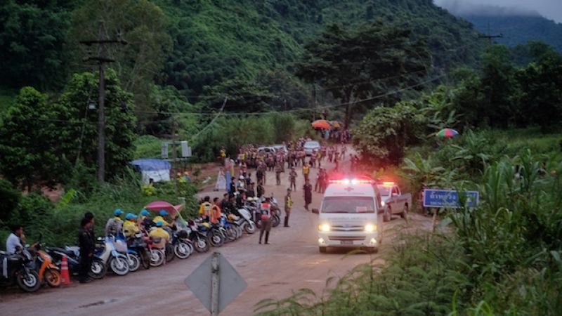 8 Boys Reportedly Now Rescued From Thai Cave Following Second Rescue Operation