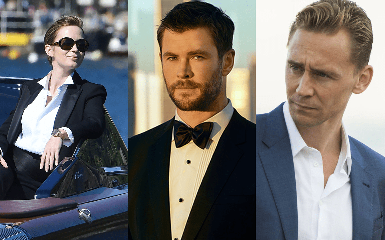James Bond CAsting Idris Elba Chris Hemsworth Emily Blunt Tom Hiddleston
