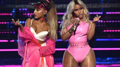 Ariana Grande Weighs In On Nicki Minaj Vs. Travis Scott Feud & Pls Baby, No