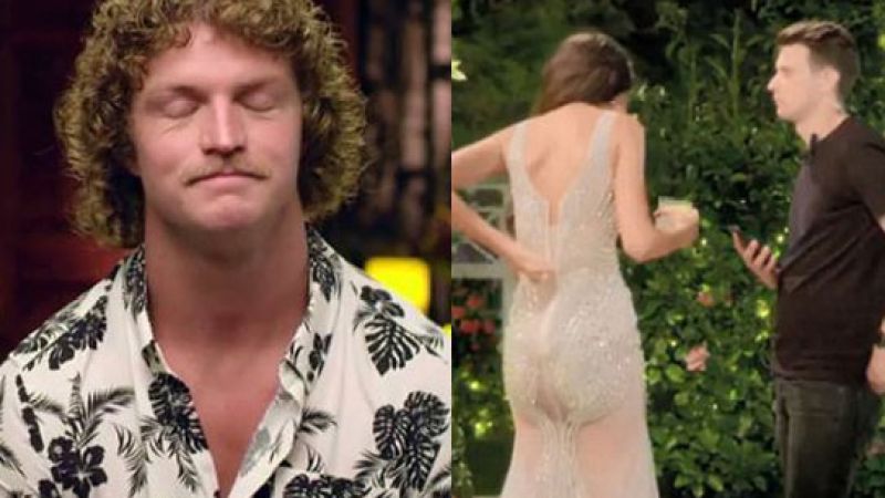 Extremely Done Contestant Unzips Dress & Flees Bachie Mansion In Next Ep