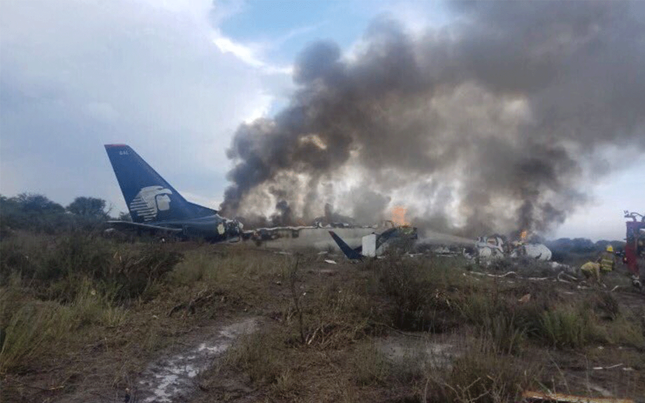 Aeromexico Flight Reports No Fatalities After Crashing In Mexico