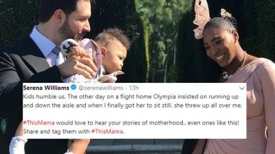 Serena Williams Asked For Stories Of Motherhood & Twitter Didn’t Disappoint