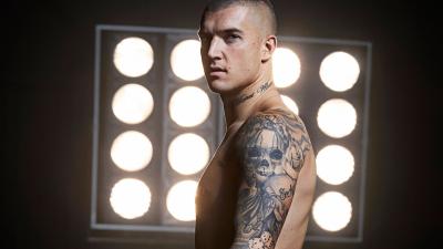 Footy Star Dustin Martin’s Got His Kit Off For Bonds Again & It’s A Real Mood