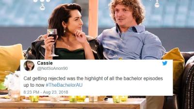 Cat Cops A Fine Roasting From Twitter After That ‘Bachie’ Kiss And Miss