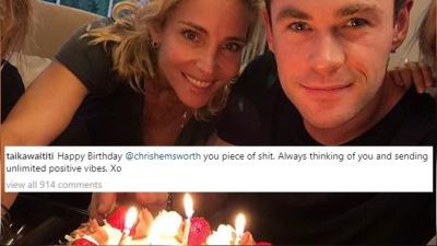 Your Fave Superheroes Gathered ‘Round To Wish Chris Hemsworth A Happy B’Day