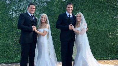 Identical Twin Sisters Marry Identical Twin Brothers In A Double Wedding