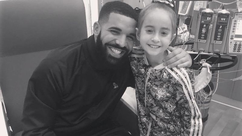 Drake Sends His Love To 11 Y.O. Fan After Her Successful Heart Transplant