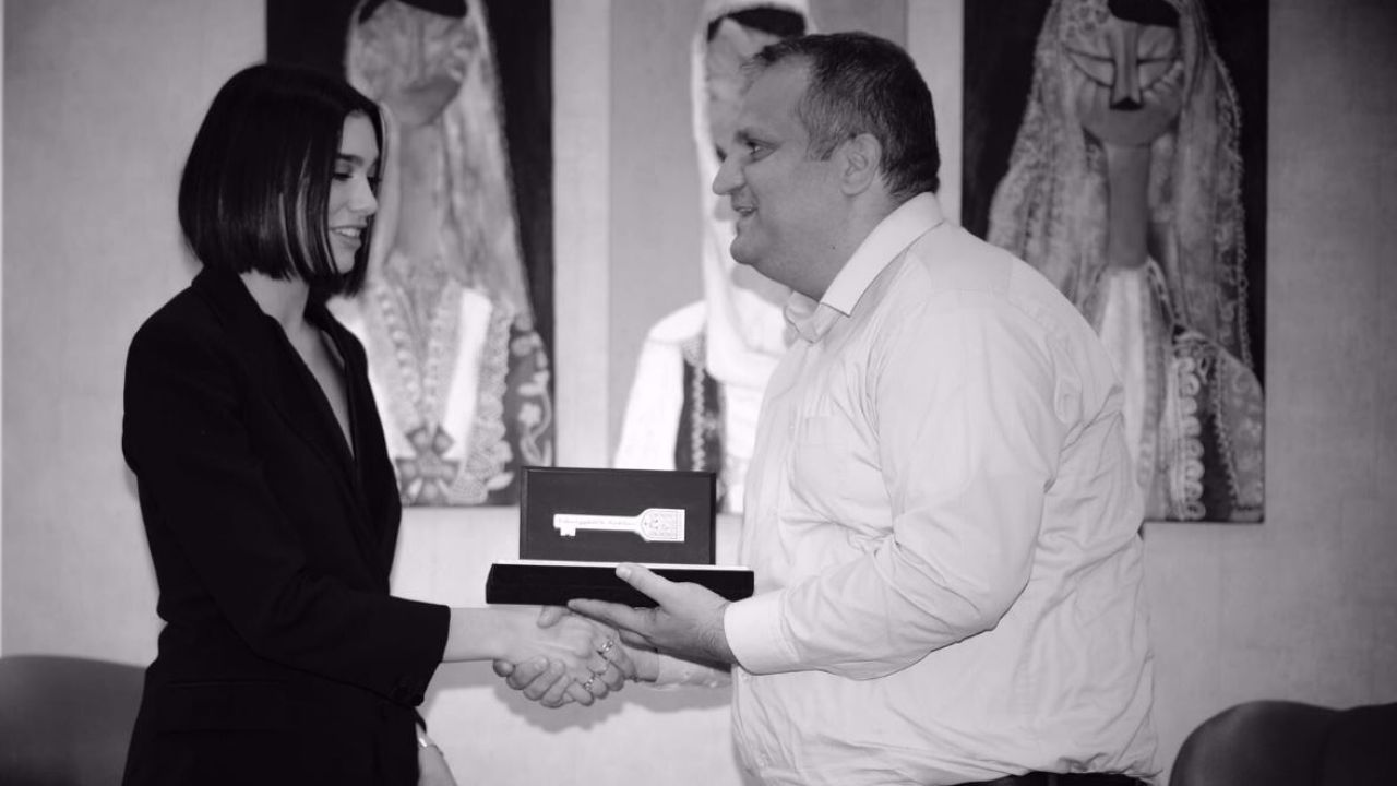 Dua Lipa Receives First-Ever Key To The City In Her Home Town Of Prishtina