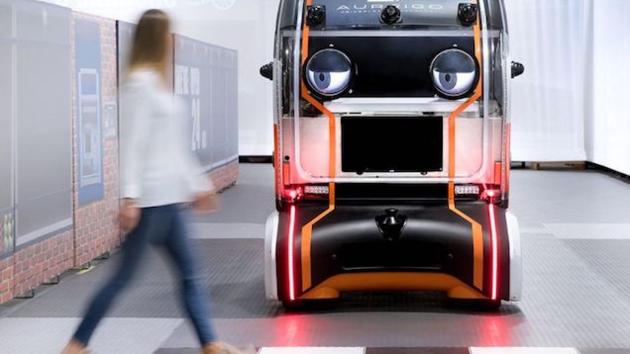 Meet The Self-Driving Car That Creepily Eyeballs You To Make You Trust It