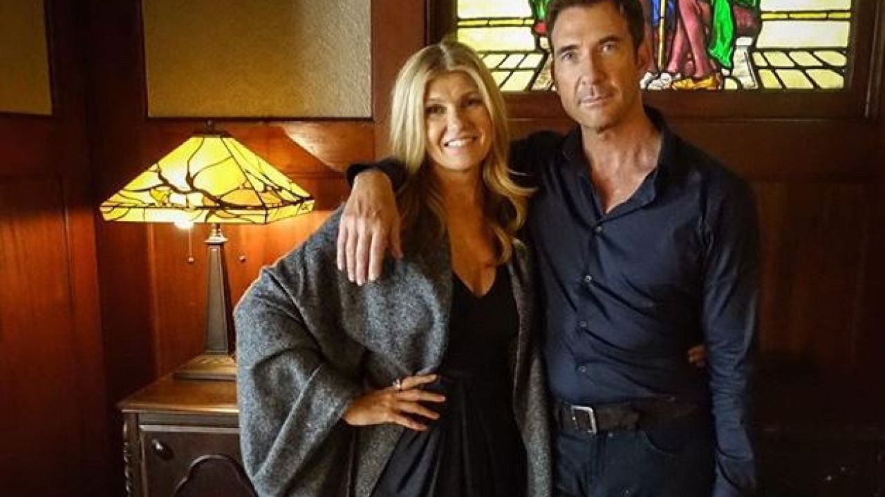 OG ‘American Horror Story’ Stars Connie Britton & Dylan McDermott Are Home 