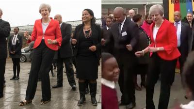 Theresa May’s Dance Moves Embody Everyone’s Drunk Auntie In Viral Video