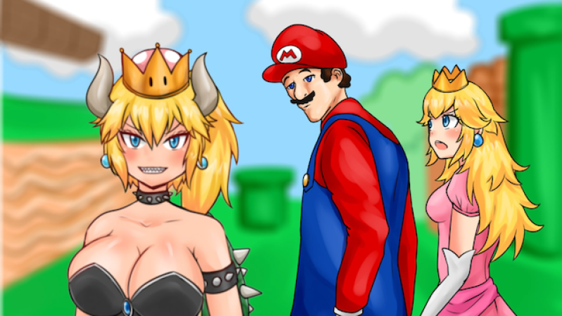 Horny Internet Artists Will Not Stop Drawing “Bowsette,” A Bowser / Peach Hybrid