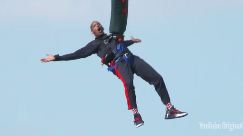 Will Smith Celebrates 50th By Bungee Jumping Out Of A Fucking Helicopter