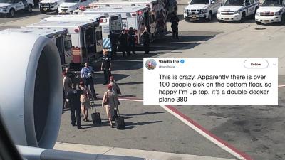 Flight Quarantined In NYC After Nearly 100 Passengers Report Mystery Illness