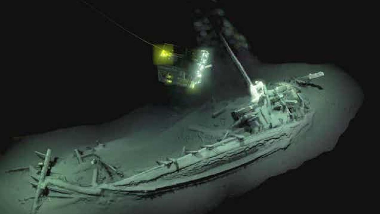 Miraculously Intact 2400 Y.O. Ship Found At The Bottom Of The Black Sea
