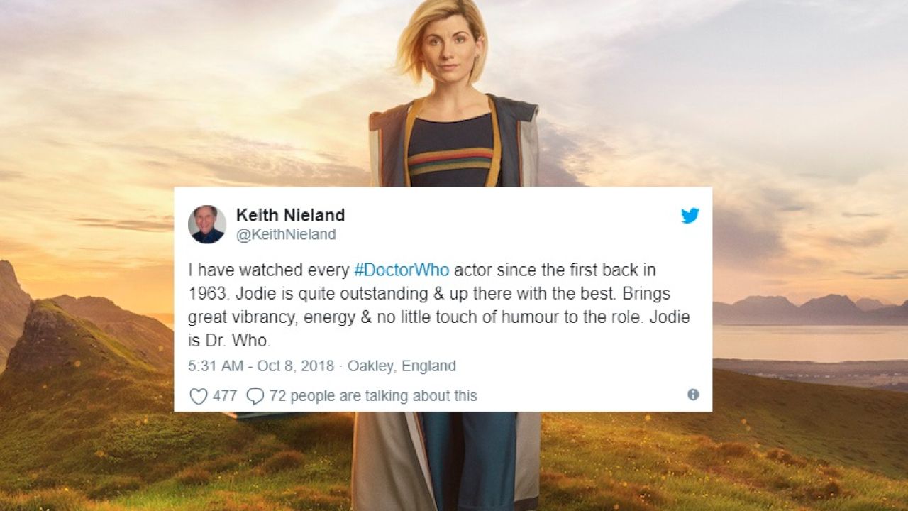 ‘Doctor Who’ Fans Are Absolutely Delighted With Their New Female Time Lord