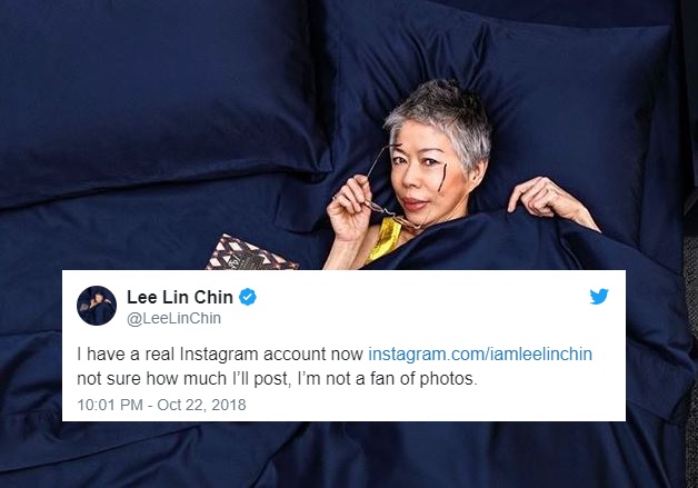 Lee Lin Chin Instagram
