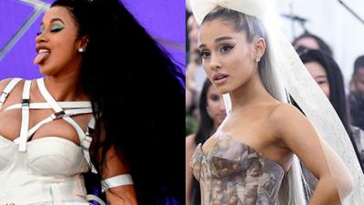 Cardi B Blasts Fans For Trying To Start Shit Between Her & Ariana Grande