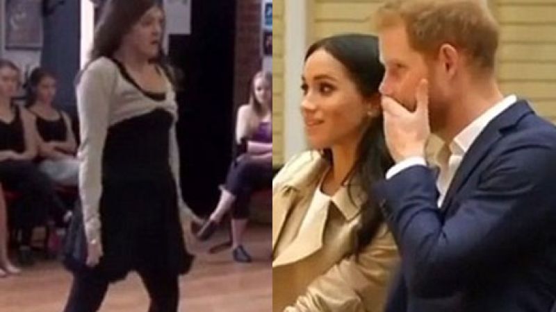 WATCH: Ja’mie King Puts On A “Private Performance” For Harry & Meghan