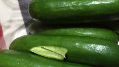 12-Year-Old Melbourne Boy Allegedly Finds Needle In A Cucumber