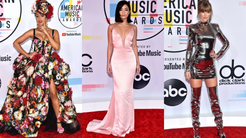 Here’s Every Absolutely Bonkers Red Carpet Look From The American Music Awards