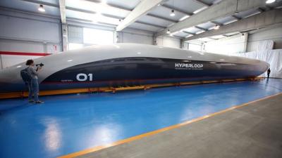 The First Hyperloop Passenger Capsule Has Been Made & It Looks Bloody Fast